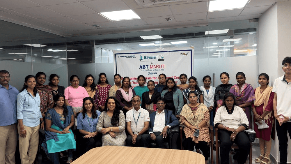Women participating in a driving skill training programme
