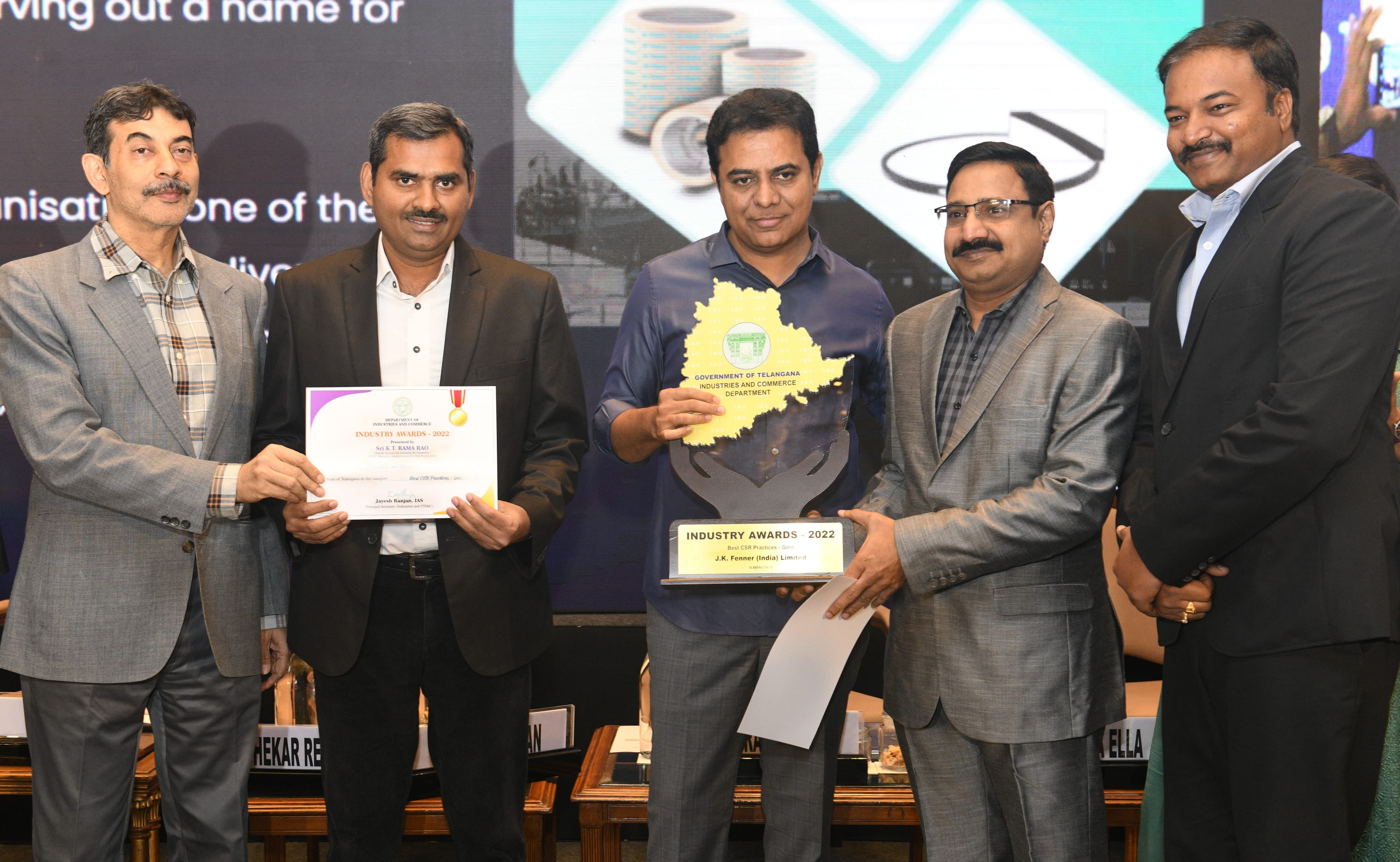 Best CSR Award - Telangana Gold